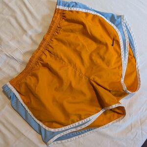 Nike Orange and Blue Shorts